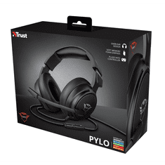 Trust GXT 433 Pylo gamer headset fekete (23381) (trust23381)