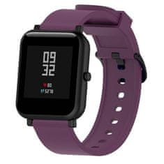 BStrap Silicone V4 szíj Garmin Vivoactive 5, dark purple