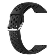 BStrap Silicone Dots szíj Garmin Vivoactive 5, black