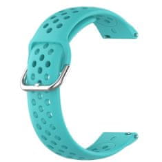 BStrap Silicone Dots szíj Garmin Vivoactive 5, teal