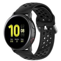 BStrap Silicone Dots szíj Garmin Vivoactive 5, black