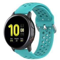 BStrap Silicone Dots szíj Garmin Vivoactive 5, teal