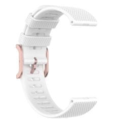 BStrap Silicone Rain szíj Garmin Vivoactive 5, white