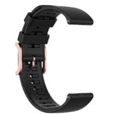 BStrap Silicone Rain szíj Garmin Vivoactive 5, black