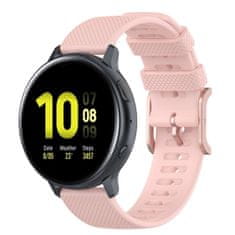 BStrap Silicone Rain szíj Garmin Vivoactive 5, pink