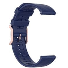 BStrap Silicone Rain szíj Garmin Vivoactive 5, dark blue