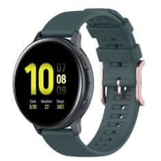 BStrap Silicone Rain szíj Garmin Vivoactive 5, dark green