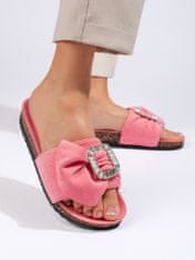 Amiatex Női papucs 108619 + Nőin zokni Gatta Calzino Strech, rózsaszín árnyalat, 41