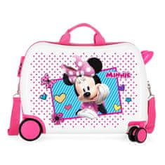 Jada Toys Gyermek utazótáska kerekeken / babakocsi MINNIE MOUSE rózsaszín, 34L, 2399862