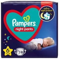 Pampers Night Pants eldobható pelenkázó bugyi 6 (15 kg+) 19 db