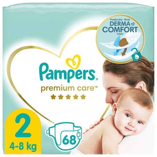 Pampers Premium Care eldobható pelenkák 2 (4-8 kg) 68 db