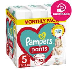 Pampers Activ Baby-Dry Pants eldobható pelenkázónadrág 5 (12-17 kg) 152 db - HÓNAPI KÉSZLET