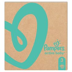 Pampers Active Baby eldobható pelenkák 3 (6-10 kg) 208 db - HÓNAPI KÉSZLET