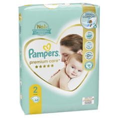 Pampers Premium Care eldobható pelenkák 2 (4-8 kg) 68 db