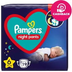 Pampers Night Pants eldobható pelenkázó bugyi 6 (15 kg+) 19 db