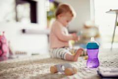 Philips Avent Grippy pohár lágy kifolyóval 300 ml-es lány