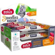 Zolux Sweeties Krémpástétom tonhallal és lazaccal 14g macskáknak 1db