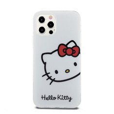 Apple Hello Kitty IML Head Logo Iphone 12/12 Pro hátlap tok, fehér