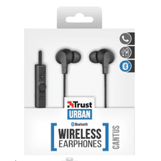 Trust CANTUS Bluetooth mikrofonos fülhallgató fekete (21844) (21844)