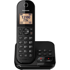 PANASONIC KX-TGC420 Asztali telefon - Fekete (KX-TGC420GB)