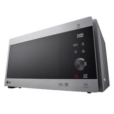 LG MH6565CPS NeoChef Szabadonálló Mikrohullámú sütő 1150W 25L Fekete - Inox