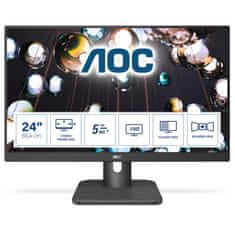 AOC 24E1Q Monitor 23.8inch 1920x1080 IPS 60Hz 5ms Fekete