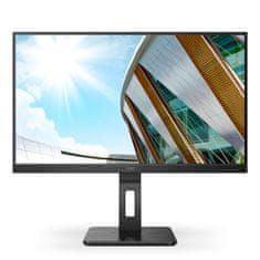 AOC 27P2Q Monitor 27inch 1920x1080 IPS 75Hz 4ms Fekete