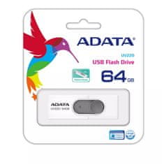 A-Data 64GB USB 2.0 Fehér-szürke Pendrive AUV220-64G-RWHGY