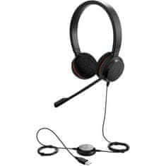 Jabra 4999-823-309 Evolve 20 Stereo Vezetékes 2.0 Fejhallgató Fekete-piros