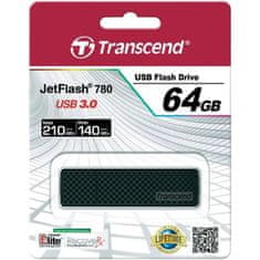 Transcend JetFlash 780 64GB USB 3.0 Fekete Pendrive TS64GJF780