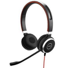 Jabra 6399-829-209 Evolve 40 Stereo Vezetékes 2.0 Fejhallgató Fekete-piros