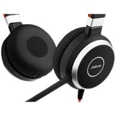 Jabra 6399-829-209 Evolve 40 Stereo Vezetékes 2.0 Fejhallgató Fekete-piros