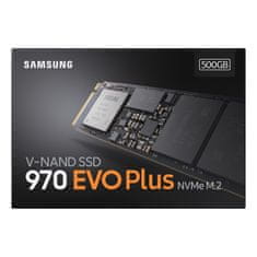 SAMSUNG MZ-V7S500BW 3 ÉV 970 EVO Plus 500GB PCIe NVMe M.2 2280 SSD meghajtó