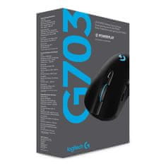 Logitech G703 Lightspeed Hero 910-005640 Optikai Egér 25600DPI Fekete