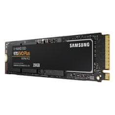 SAMSUNG MZ-V7S250BW 970 EVO Plus 250GB PCIe NVMe M.2 2280 SSD meghajtó