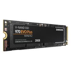 SAMSUNG MZ-V7S250BW 970 EVO Plus 250GB PCIe NVMe M.2 2280 SSD meghajtó