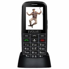 Evolveo EasyPhone SGM EP-550-EGB Single SIM Fekete Hagyományos telefon