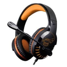 Spirit of Gamer MIC-PH3MP Pro-H3 Vezetékes 2.0 Gamer Fejhallgató Narancssárga-fekete
