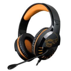 Spirit of Gamer MIC-PH3MP Pro-H3 Vezetékes 2.0 Gamer Fejhallgató Narancssárga-fekete