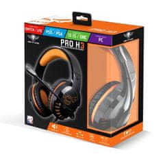 Spirit of Gamer MIC-PH3MP Pro-H3 Vezetékes 2.0 Gamer Fejhallgató Narancssárga-fekete