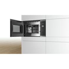 BOSCH BEL554MS0 Serie 6 Beépíthető Mikrohullámú sütő 1200W 25L Fekete