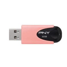 PNY Attaché 4 Pastel 32GB USB 2.0 Korall Pendrive FD32GATT4PAS1KL-EF