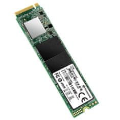 Transcend TS1TMTE110S 110S 1024GB PCIe NVMe M.2 2280 SSD meghajtó