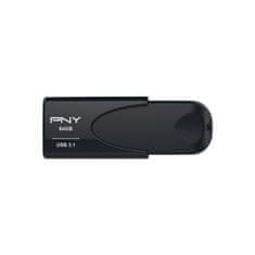 PNY Attaché 4 64GB USB 3.1 Gen 1 Fekete Pendrive FD64GATT431KK-EF