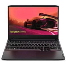 Lenovo Ideapad Gaming 3 82K20086HV Laptop 15.6" 1920x1080 IPS AMD Ryzen 7 5800H 512GB SSD 8GB DDR4 NVIDIA GeForce RTX 3050 Windows 11 Pro Fekete