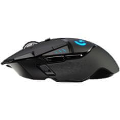 Logitech G502 Lightspeed 910-005568 Optikai Egér 25600DPI Fekete