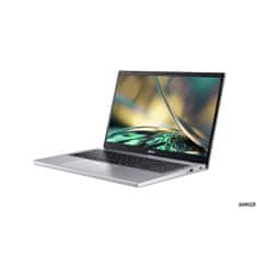 Acer Aspire 3 NX.KDEEU.00K Laptop 15.6" 1920x1080 TN AMD Ryzen 5 7520U 512GB SSD 8GB DDR5 AMD Radeon Graphics Ezüst