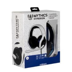 Konix KX-MT-HYPE-P5 Mythics Hyperion PS5 Vezetékes 2.0 Gamer Fejhallgató Fehér-fekete