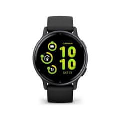 Garmin 010-02862-10 Vivoactive 5 42mm Fekete Okosóra