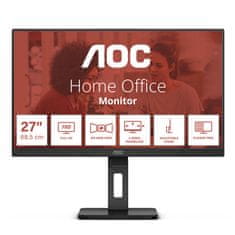 AOC 27E3QAF Monitor 27inch 1920x1080 IPS 75Hz 4ms Fekete